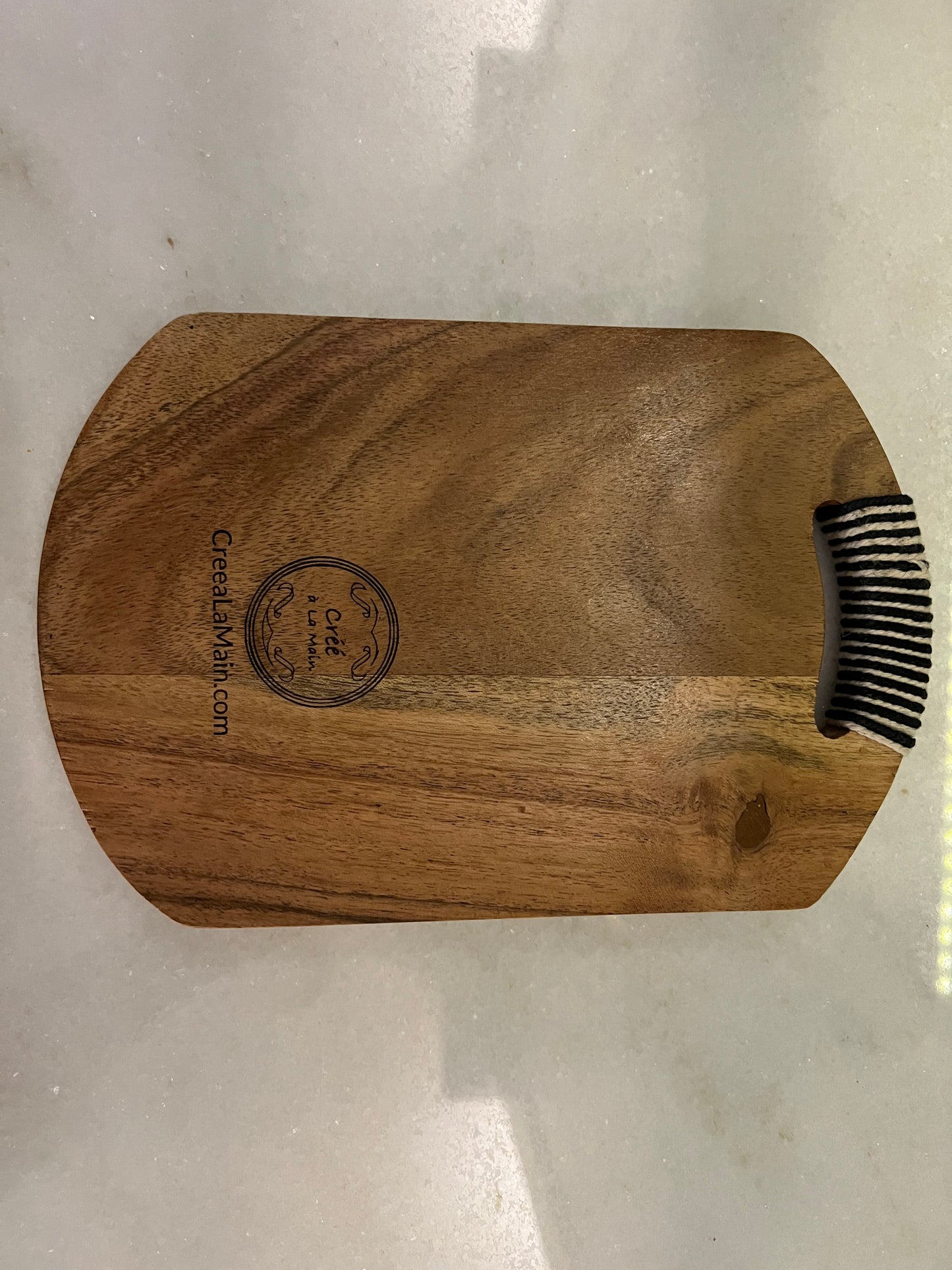 Custom Town and Zip Code Engraved Cutting Board