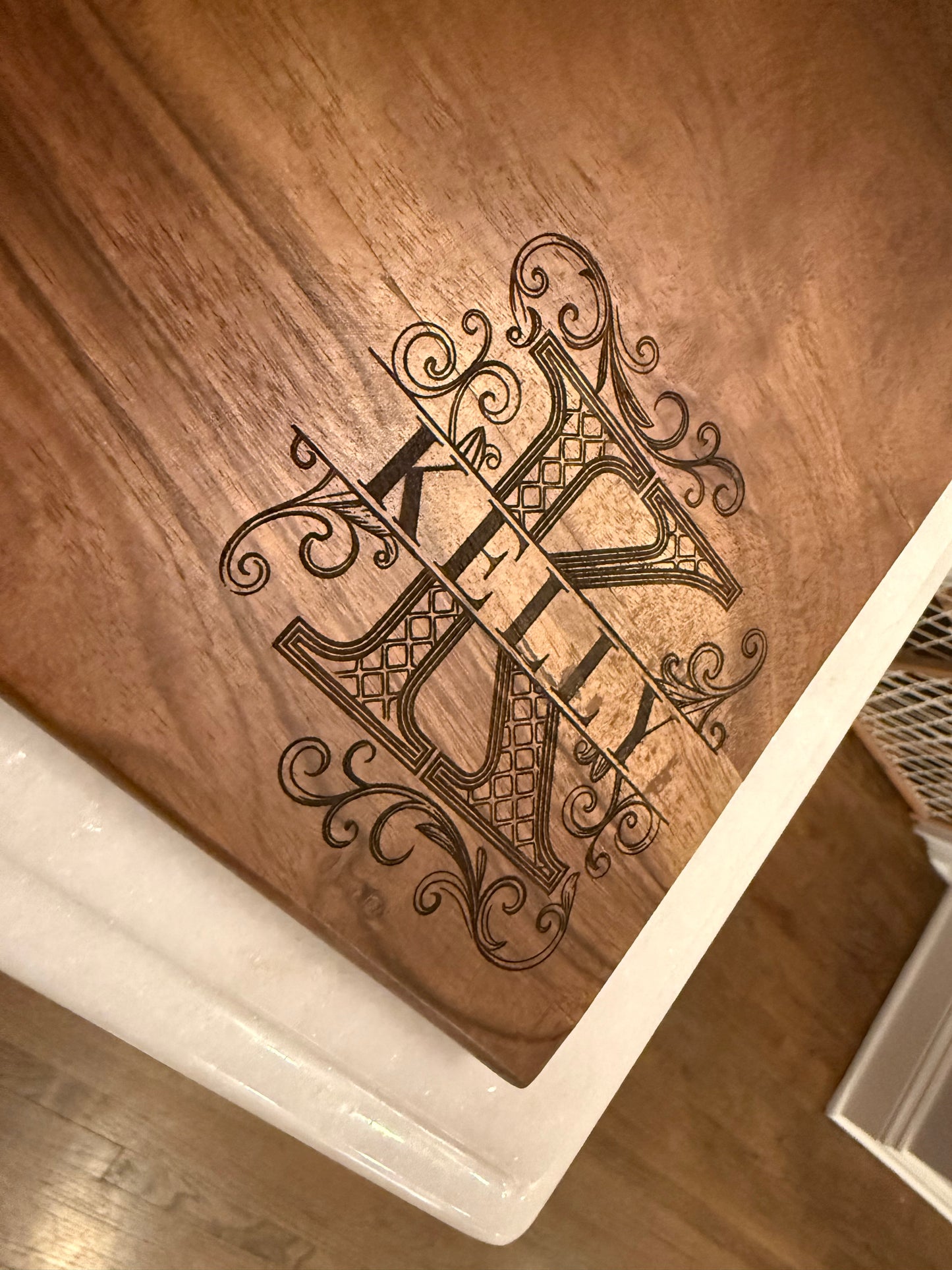 Monogrammed Serving Boards