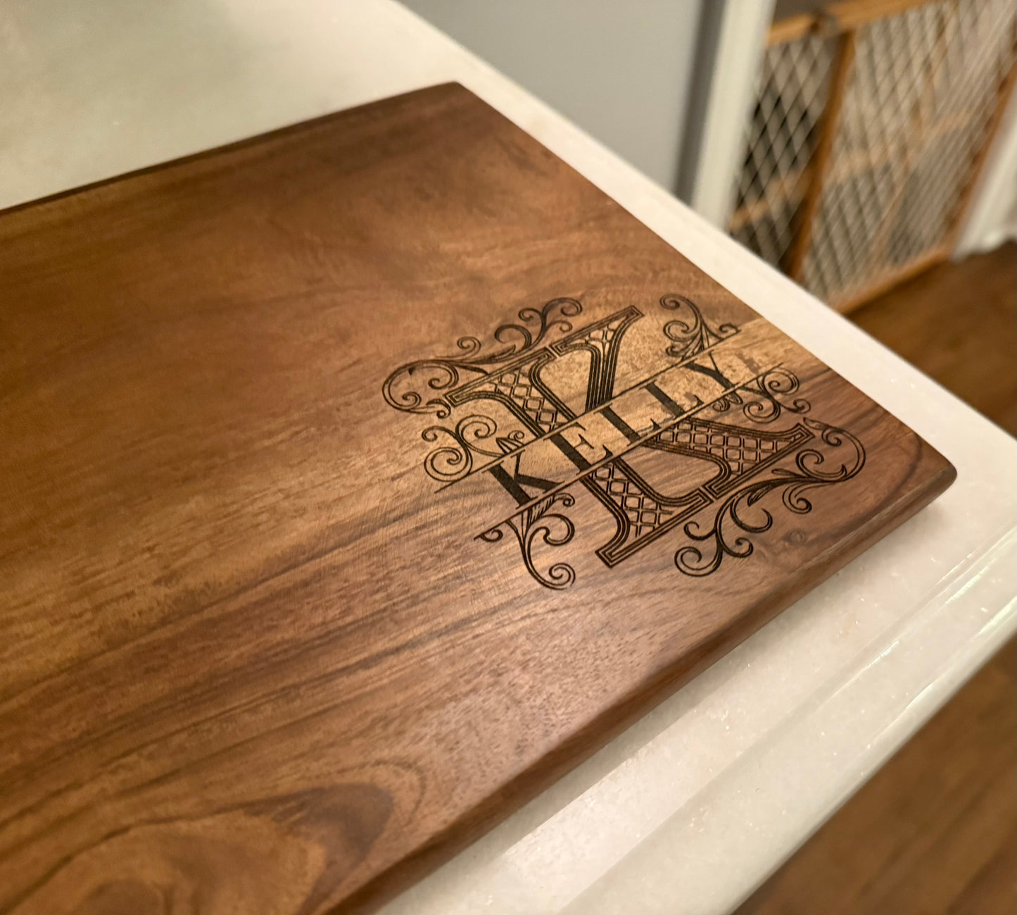 Monogrammed Serving Boards
