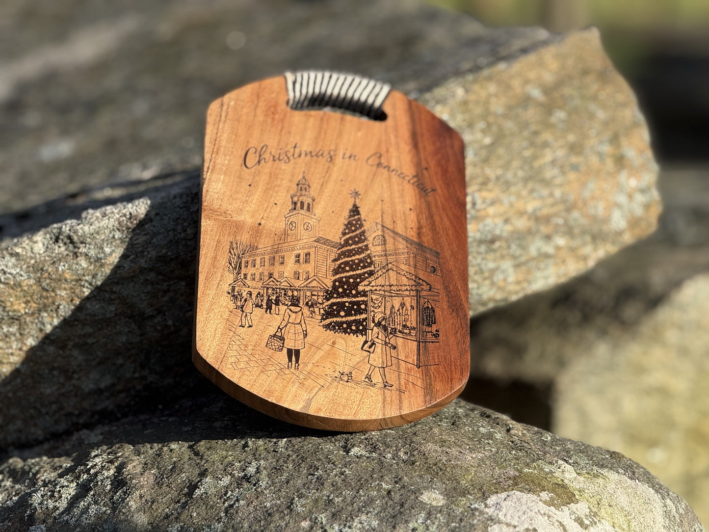 SOLD OUT! Limited Edition 2024 Holiday Market Engraved Wood Board