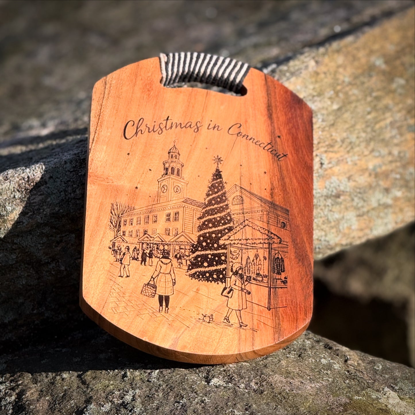 SOLD OUT! Limited Edition 2024 Holiday Market Engraved Wood Board