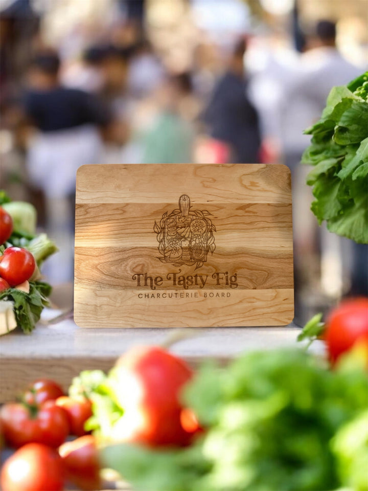 The Custom Logo Board — Personalized Charcuterie & Serving Board