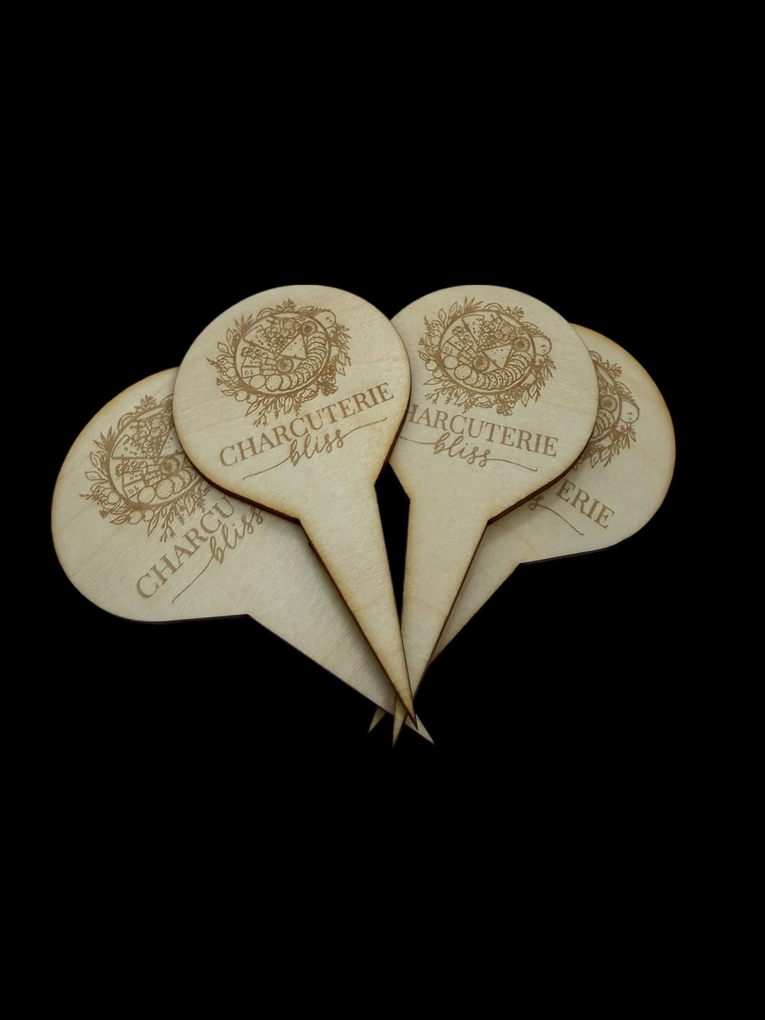 Charcuterie Business Starter Kit  Custom Branded Charcuterie Boards, Cheese Picks & Cart Sign – Personalized Logo Set for Charcuterie Businesses – Made in Connecticut